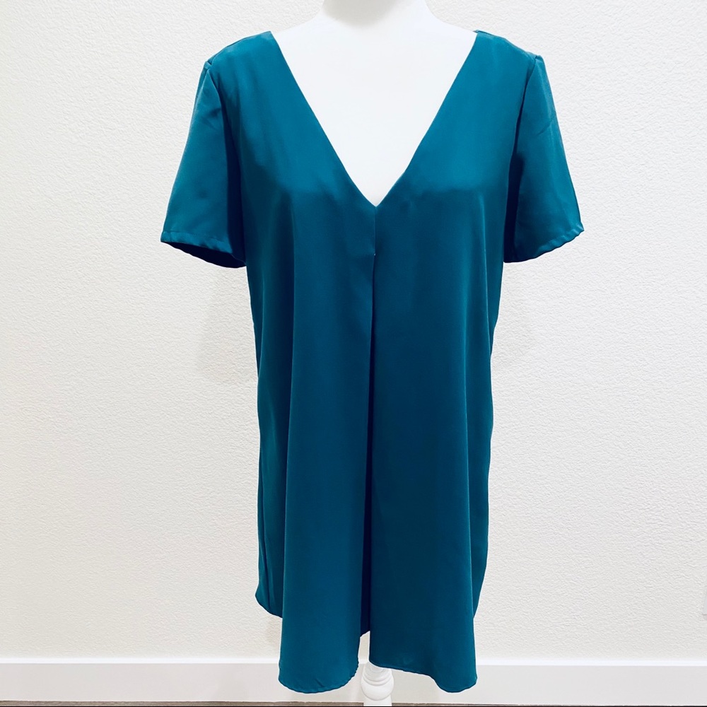 Very J - Cute and Casual Teal Dress - Size Large